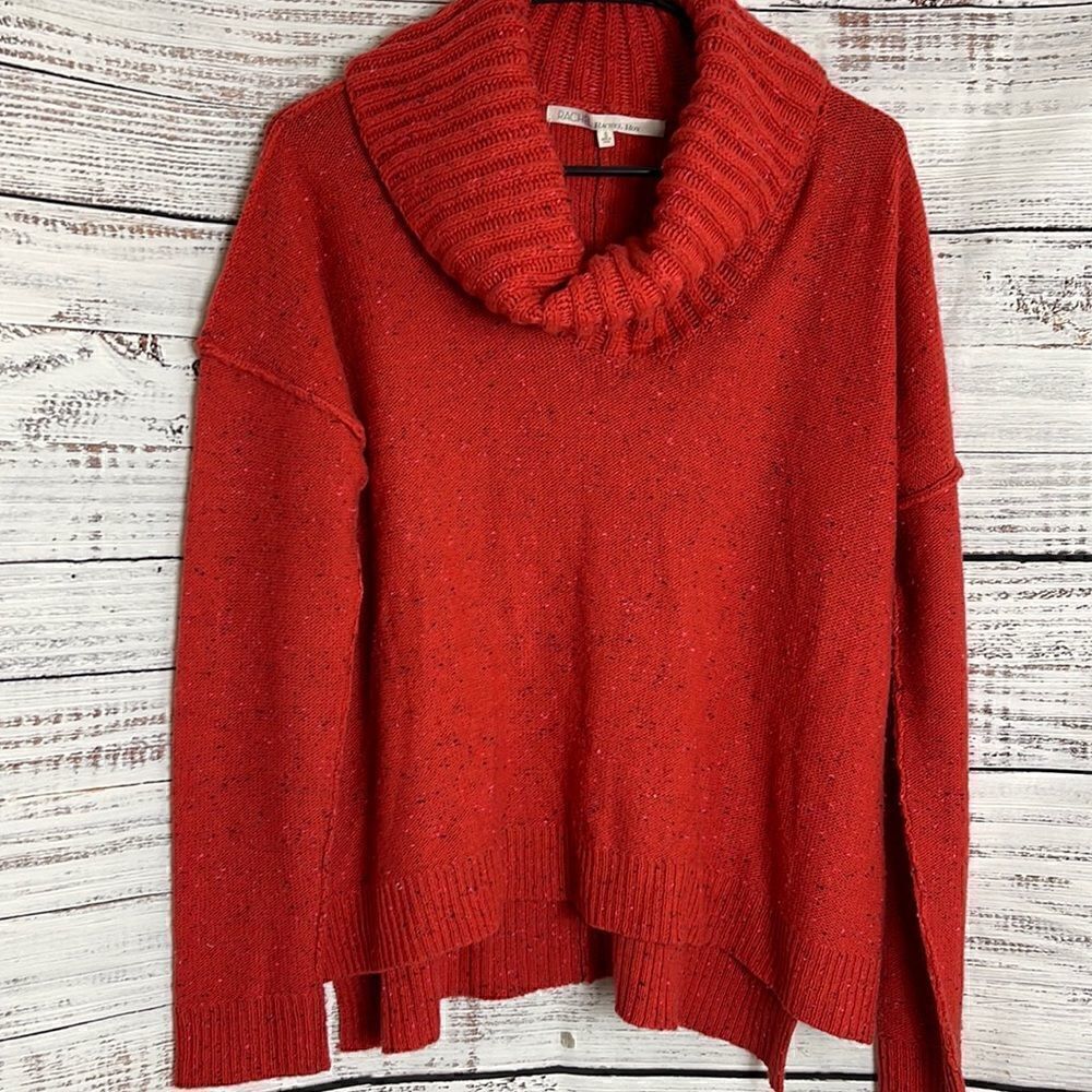 Rachel Rachel Roy Sweater Womens Size Small Cowl neck knit wool blend oversized